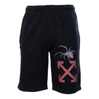 Pantalones Cortos informales con estampado, versión estándar, negro