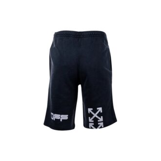 Pantalones Cortos Informales con Estampado, versión negra