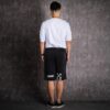 Pantalones Cortos Informales con Estampado, versión negra