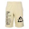 Pantalones Cortos informales con logo impreso en letras, versión amarilla