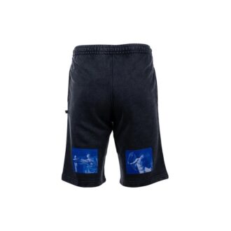 Pantalones Cortos informales con logotipo alfabético, versión gris