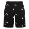 Pantalones Cortos informales de algodón con estampado completo de letras FW21, versión negra