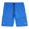 Pantalones Cortos Informales de Hombre Off-White FW22 con logo, rayas diagonales, estampado y cordón de ajuste, versión azul