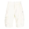 Pantalones Cortos informales de un solo color para hombre Off-White, blancos