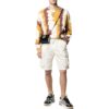 Pantalones Cortos informales de un solo color para hombre Off-White, blancos