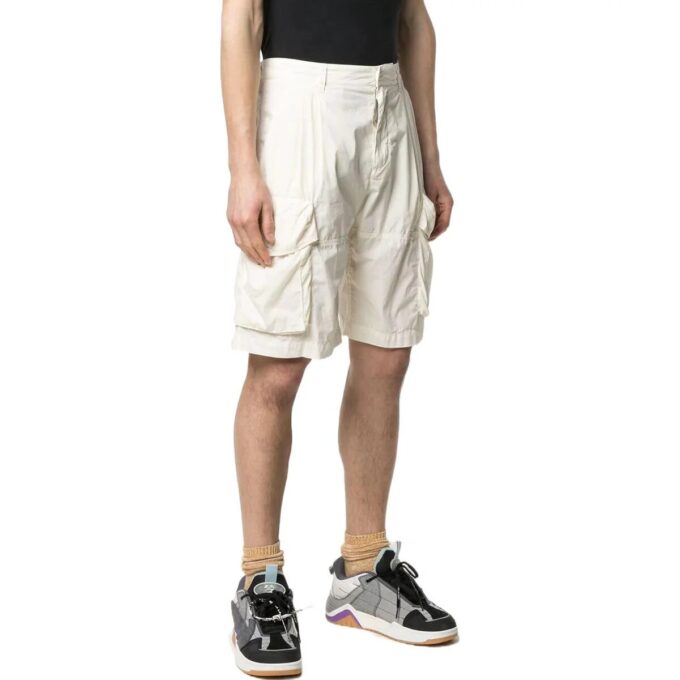 Pantalones Cortos informales de un solo color para hombre Off-White, blancos