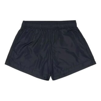 Pantalones Cortos informales rectos con cintura elástica y estampado de logotipo Off-White para hombre, colección Otoño-Invierno 2022, versión en negro
