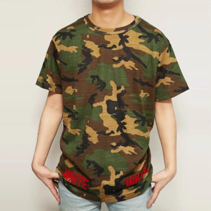 Pantalones Cortos Manga Corta Verde camuflaje
