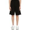 Pantalones Cortos Off-White para hombre, colección primavera-verano 2022, color liso, versión negra