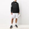 Pantalones Cortos Off-White para hombre con logotipo y flecha en la cintura, blancos