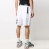 Pantalones Cortos Off-White para hombre con logotipo y flecha en la cintura, blancos