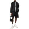 Pantalones Cortos Off-White para hombre FW22 con logo lateral y cintura elástica, versión deportiva, color negro