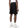 Pantalones Cortos Off-White para hombre FW22 con logo lateral y cintura elástica, versión deportiva, color negro