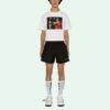 Pantalones Cortos Off-White para hombre SS21 Casual Logo Negro