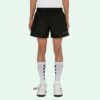 Pantalones Cortos Off-White para hombre SS21 Casual Logo Negro