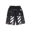 Pantalones Cortos Off-White para hombre, temporada primavera-verano 2021, estilo casual, estampado de salpicaduras de tinta y cielo estrellado, color negro