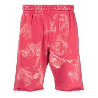 Pantalones Cortos Off-White para hombre, temporada primavera-verano 2021, estilo deportivo, rojo