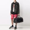 Pantalones Cortos Off-White para hombre, temporada primavera-verano 2021, estilo deportivo, rojo