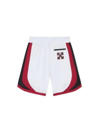 Pantalones Cortos Off-White x c/o AC Milan Arrow Tech «Blanco Rojo»