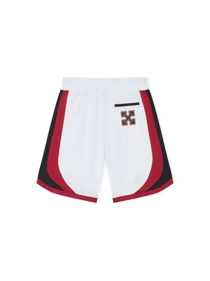 Pantalones Cortos Off-White x c/o AC Milan Arrow Tech «Blanco Rojo»