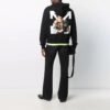 Pantalones cortos oversize para hombre SS21 Caravaggio Niños Print, negros