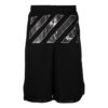 Pantalones cortos rectos de sarga estampados Off-White para hombre, negro