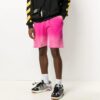 Pantalones Cortos tie-dye para hombre Off-White, rosa