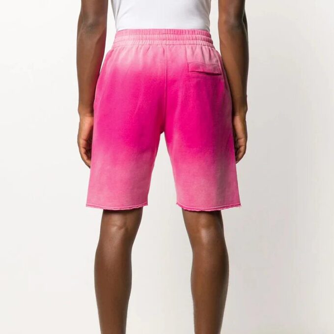 Pantalones Cortos tie-dye para hombre Off-White, rosa