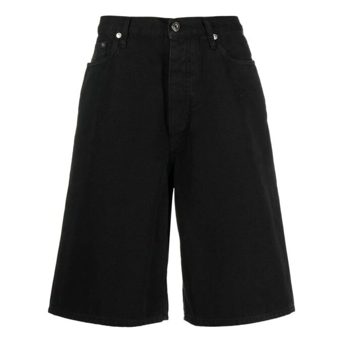 Pantalones Cortos utilitarios de algodón «Negro»