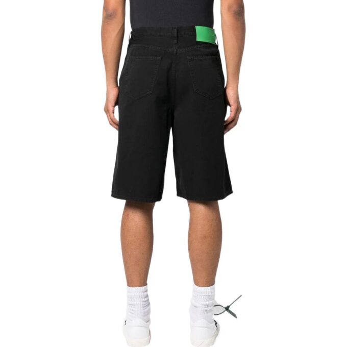 Pantalones Cortos utilitarios de algodón «Negro»