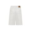 Pantalones Cortos vaqueros casuales de cintura alta de color liso para hombre Off-White SS22, blancos