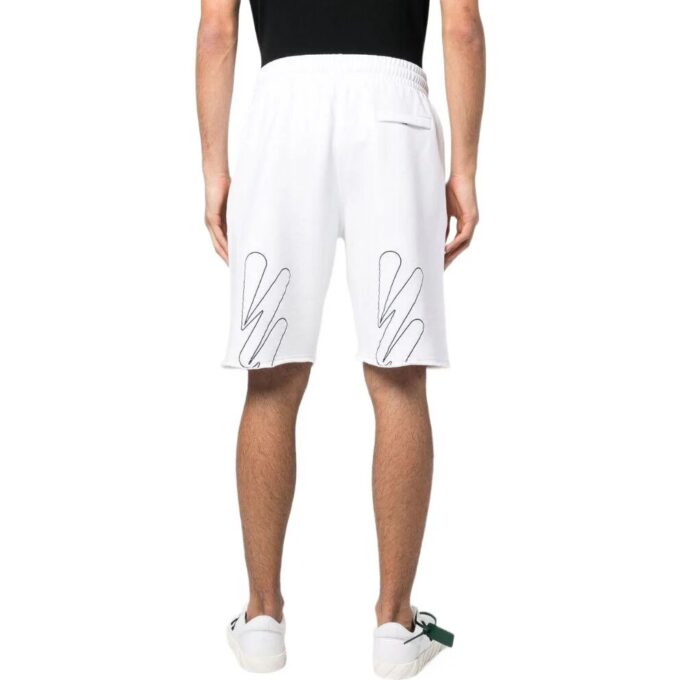 Pantalones Cortos Wave Out Diag Mesh «Blanco»
