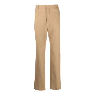 Pantalones de cachemira entallados «Marrón»