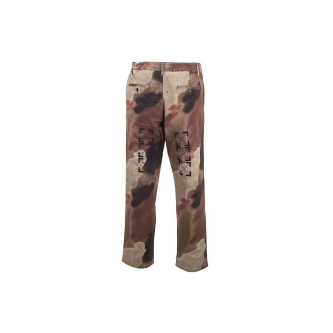 Pantalones de camuflaje con estampado serigrafiado Fw20