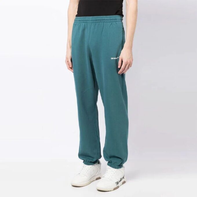 Pantalones de chándal ajustados Chain Arrow «Duck Green»