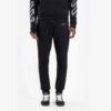 Pantalones de chándal ajustados con gráfico 3D, marcas diagonales y Arrows, negro/blanco