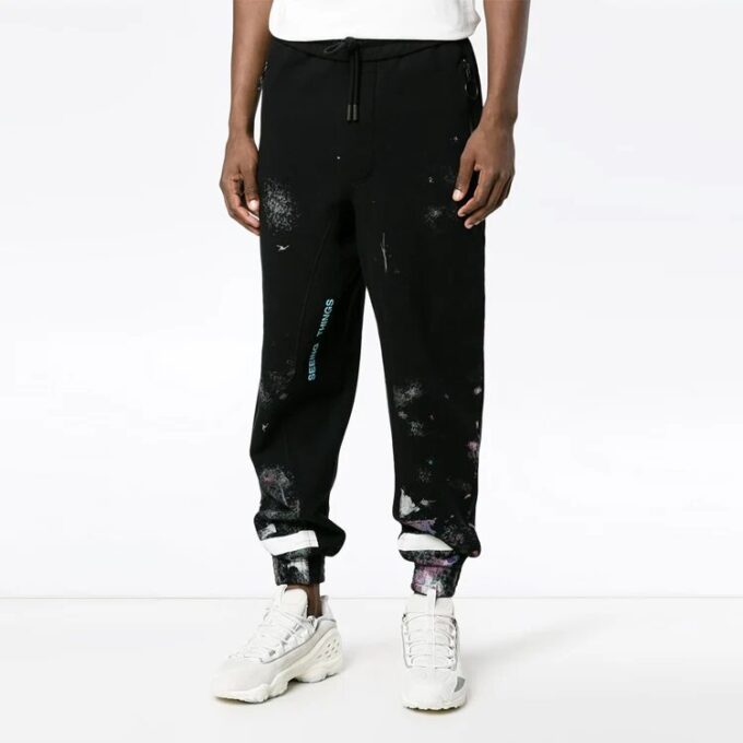 Pantalones de chándal cepillados Diagonal Galaxy