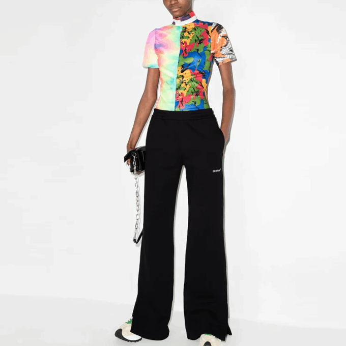 Pantalones de chándal cónicos Off-White Diag «Negro»