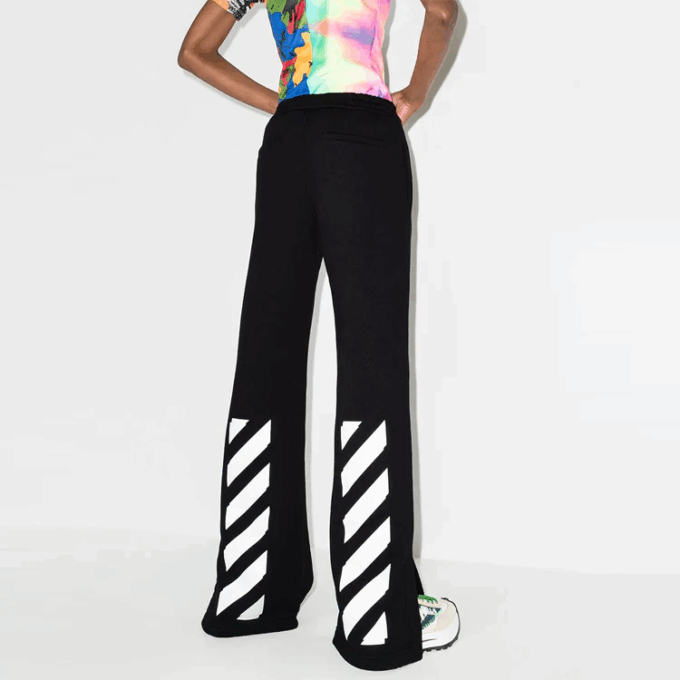 Pantalones de chándal cónicos Off-White Diag «Negro»