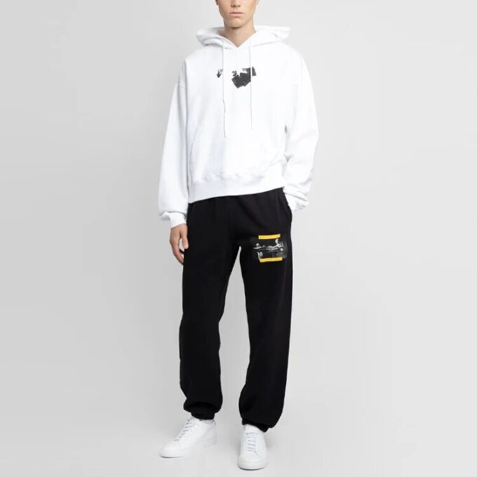 Pantalones de chándal con estampado Caravaggio «Negro Amarillo»