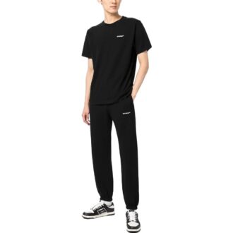 Pantalones de chándal de algodón con estampado de olas