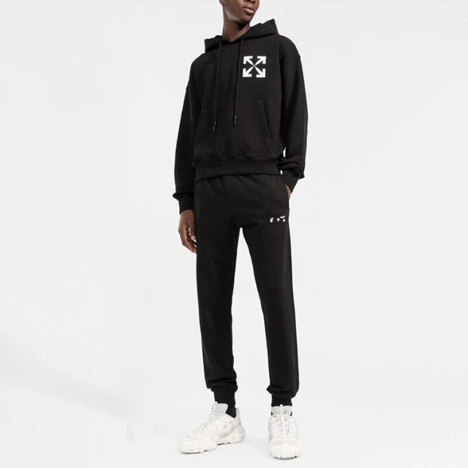 Pantalones de chándal de algodón Hands Off «Negro»