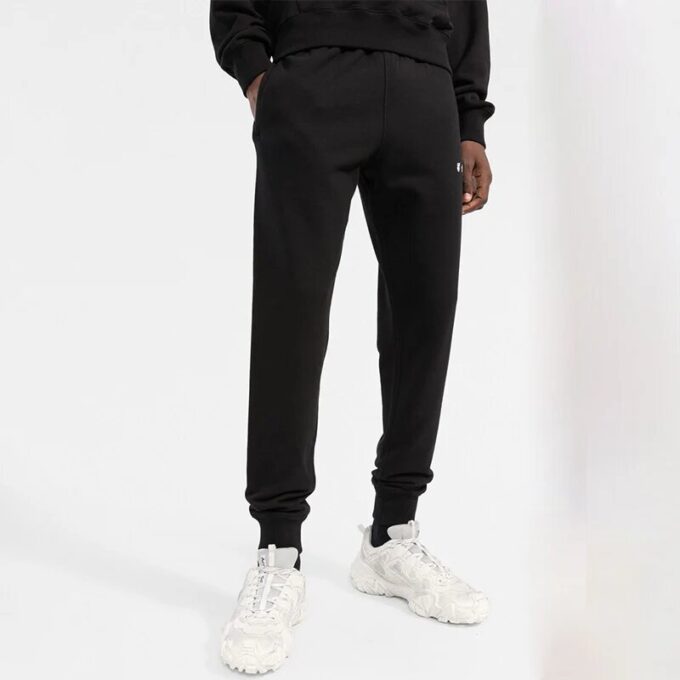 Pantalones de chándal de algodón Hands Off «Negro»