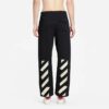 Pantalones de chándal de algodón para hombre con logo, holgados y rayas