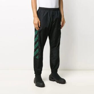 Pantalones de chándal de hombre con rayas diagonales