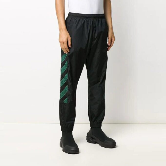 Pantalones de chándal de hombre con rayas diagonales
