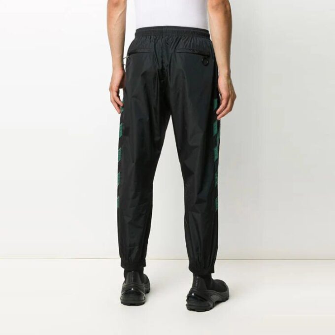 Pantalones de chándal de hombre con rayas diagonales