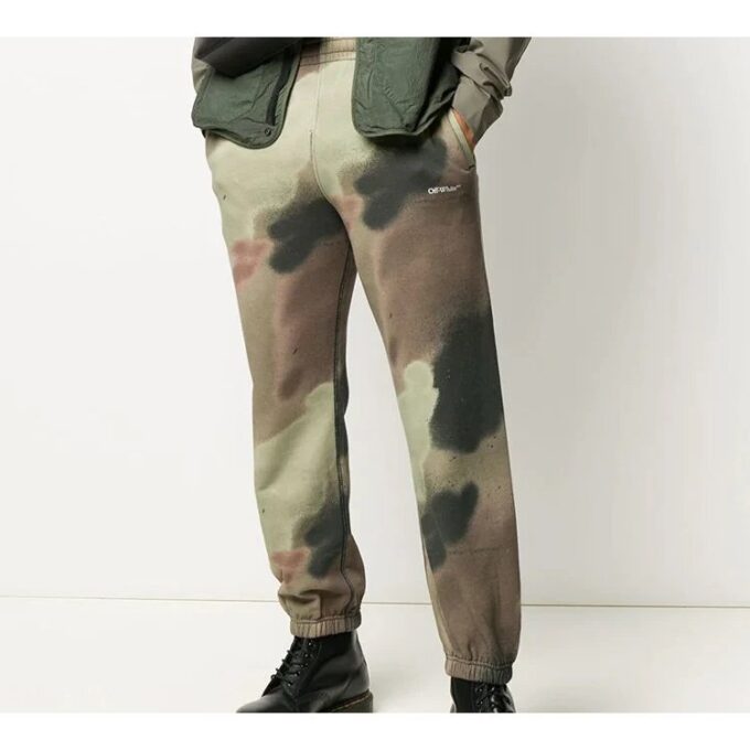 Pantalones de chándal de hombre Fw20 con estampado de camuflaje