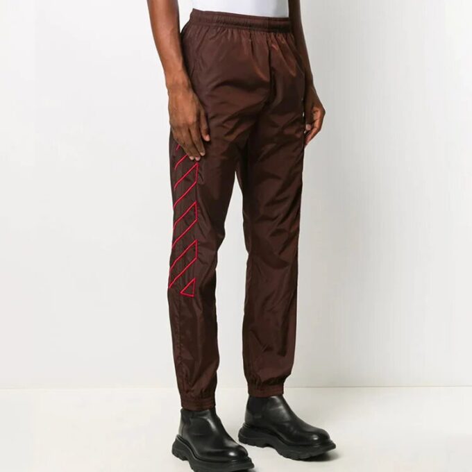 Pantalones de chándal para hombre con bordado Diagonal