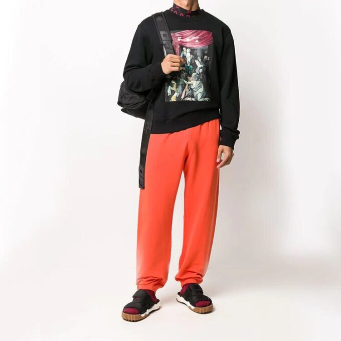 Pantalones de chándal para hombre FW20 con flechas pintadas